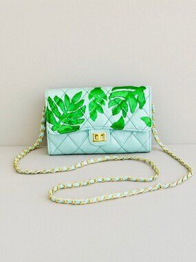 AMBER: LUXURY VEGAN GRAFFITI HANDBAG